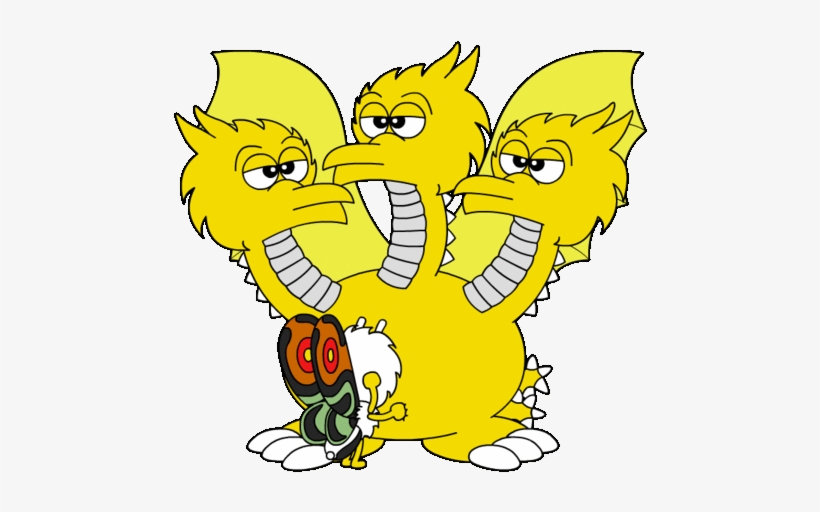 King Ghidorah Kinda - Godzilland Mothra, transparent png