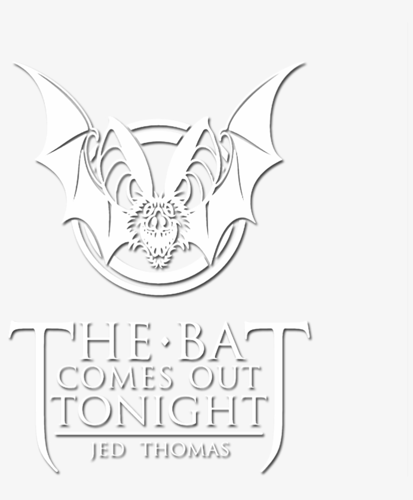 The Bat Comes Out Tonight - Line Art, transparent png