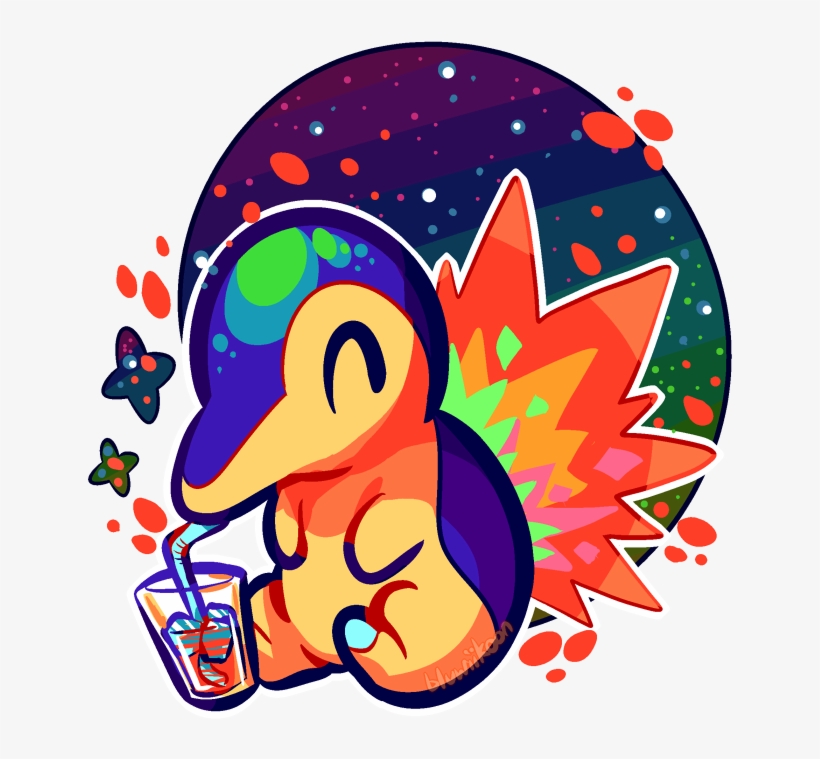 “summer's Gettin' Warm ” - Cyndaquil Design, transparent png
