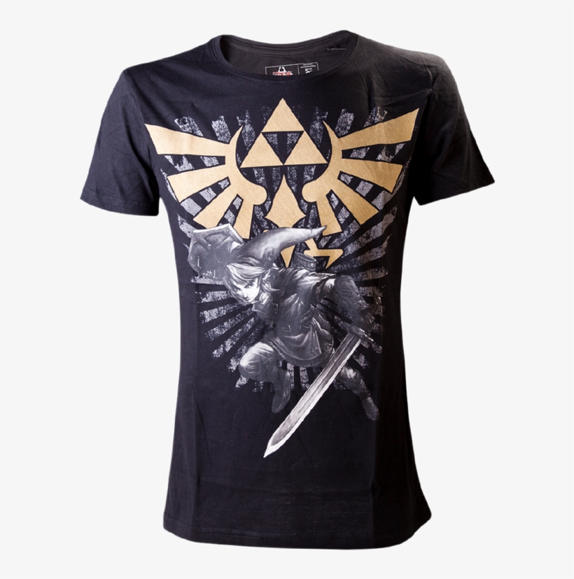 Zeldat-shirt Link - Zelda Twilight Princess T Shirt, transparent png
