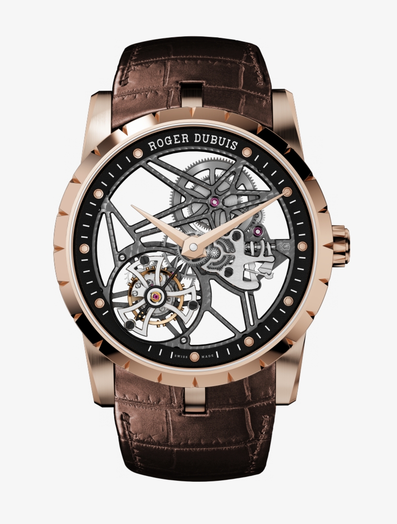 Roger Dubuis 42mm Tourbillon, transparent png