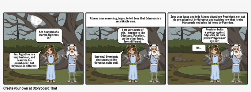 Athena And Zeus - Comics, transparent png
