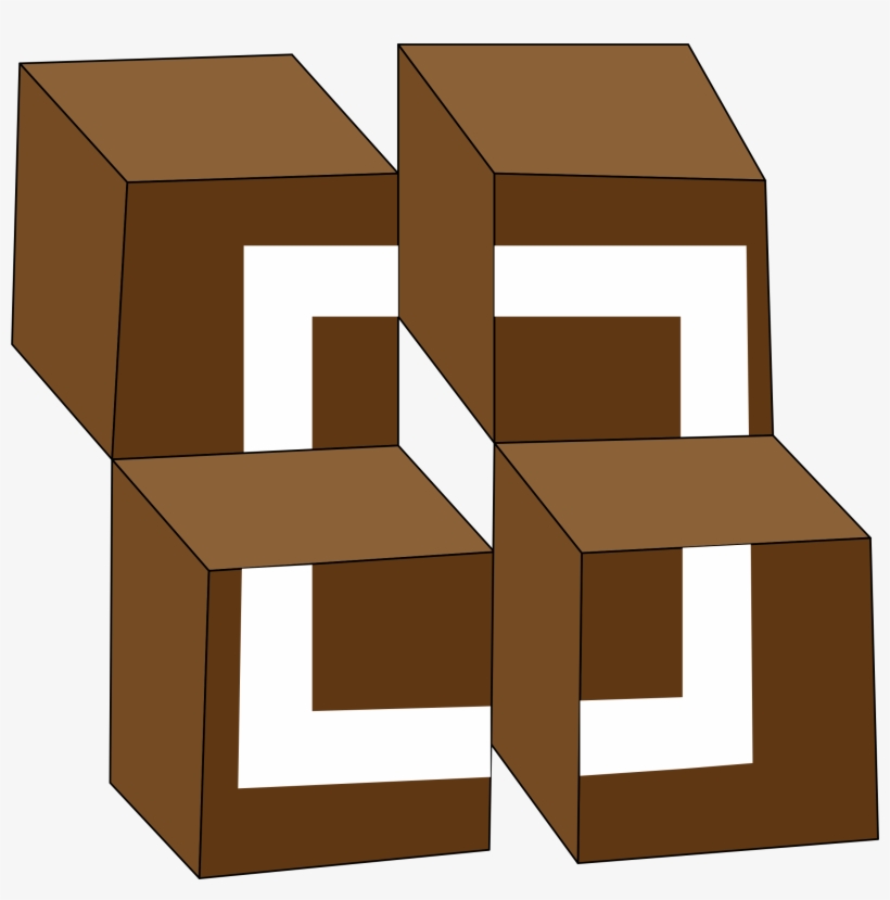 Square Optical Illusion, transparent png