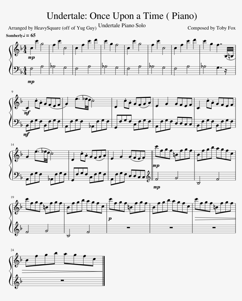 Once Upon A Time Sheet Music Composed By Composed By - Night In The Woods Sheet Music, transparent png