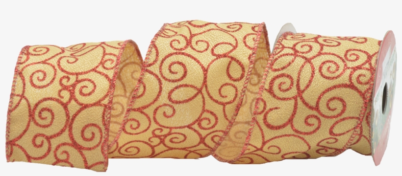 Cinta Alambrada Burda Arabescos Café/ Rojo - Tablecloth, transparent png