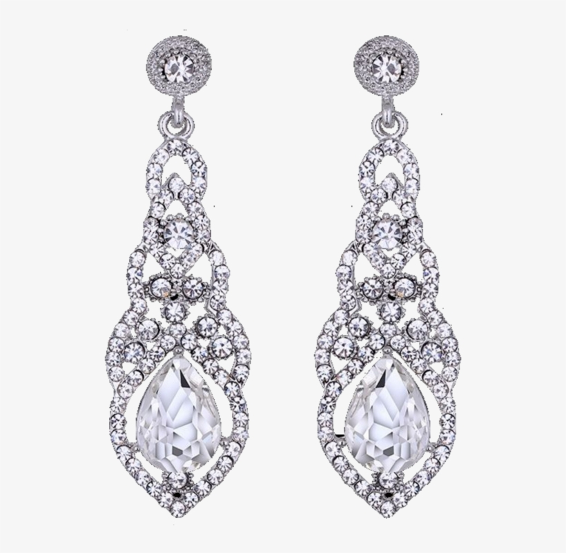 Fancy Diamond Earrings, transparent png