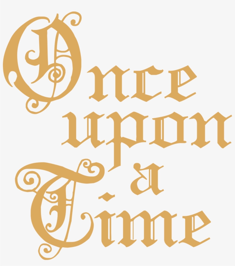 Categories - Calligraphy Once Upon A Time Clipart, transparent png