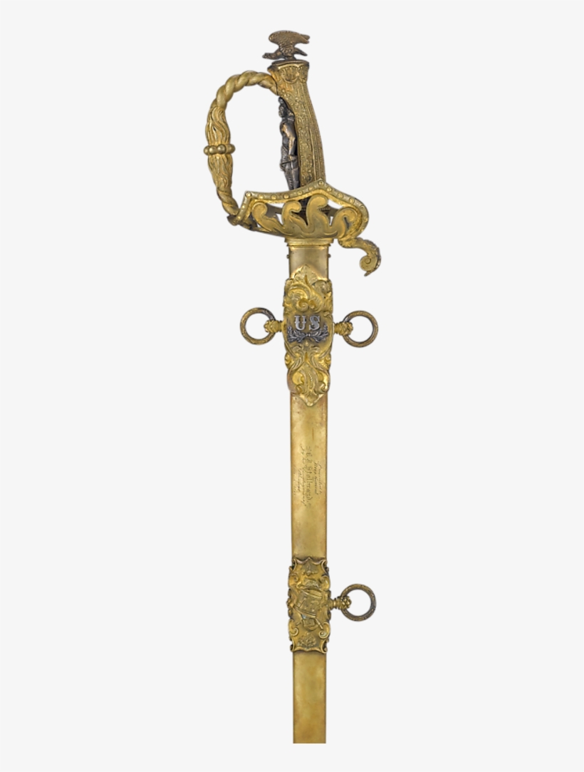 Presentation Sword Of General Charles J - Sabre, transparent png