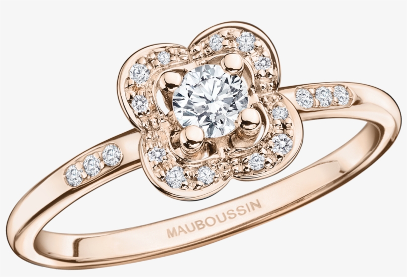 Chance Super One Ring, Pink Gold And Diamonds - Ring, transparent png