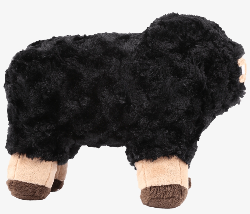 10'' Black Sheep Plush - Stuffed Toy, transparent png