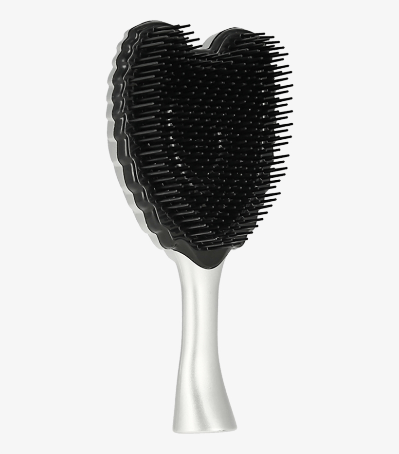 Tangle Cherub Detangling Brush Silver And Black - Makeup Brushes, transparent png