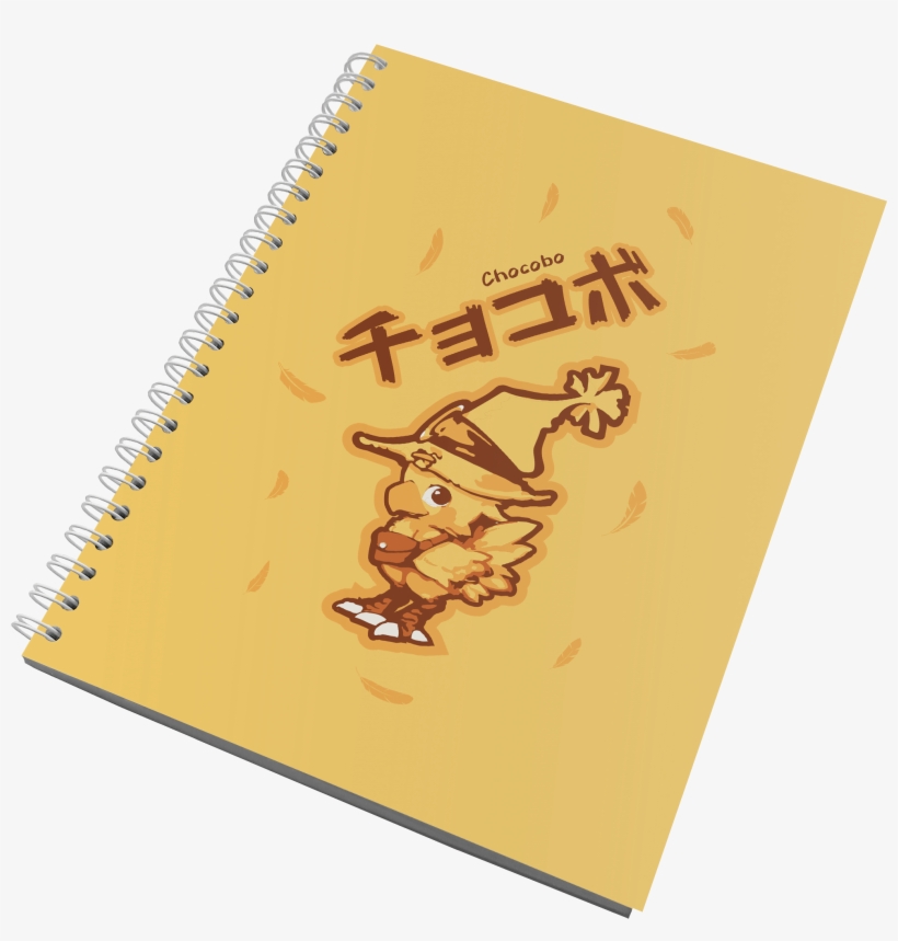 Caderno A5 Black Mage Chocobo - Sketch Pad, transparent png
