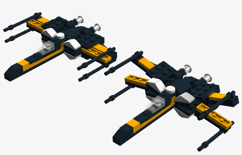 Original Lego Creation By Independent Designer - Lego Mini Poe X Wing, transparent png