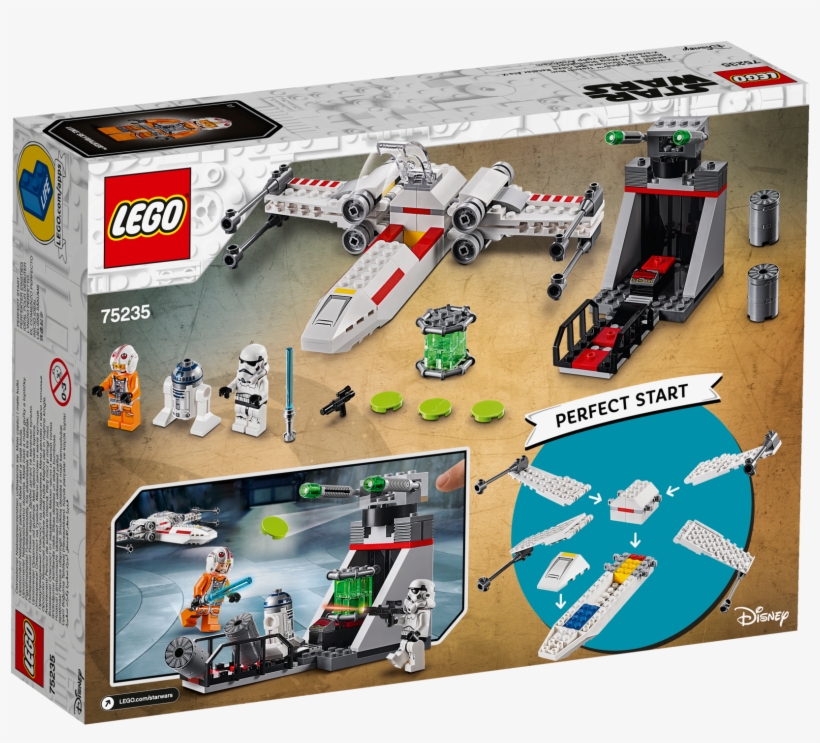 Lego 75235 Star Wars X-wing Starfighter™ Trench Run - Set Lego Star Wars 75235, transparent png