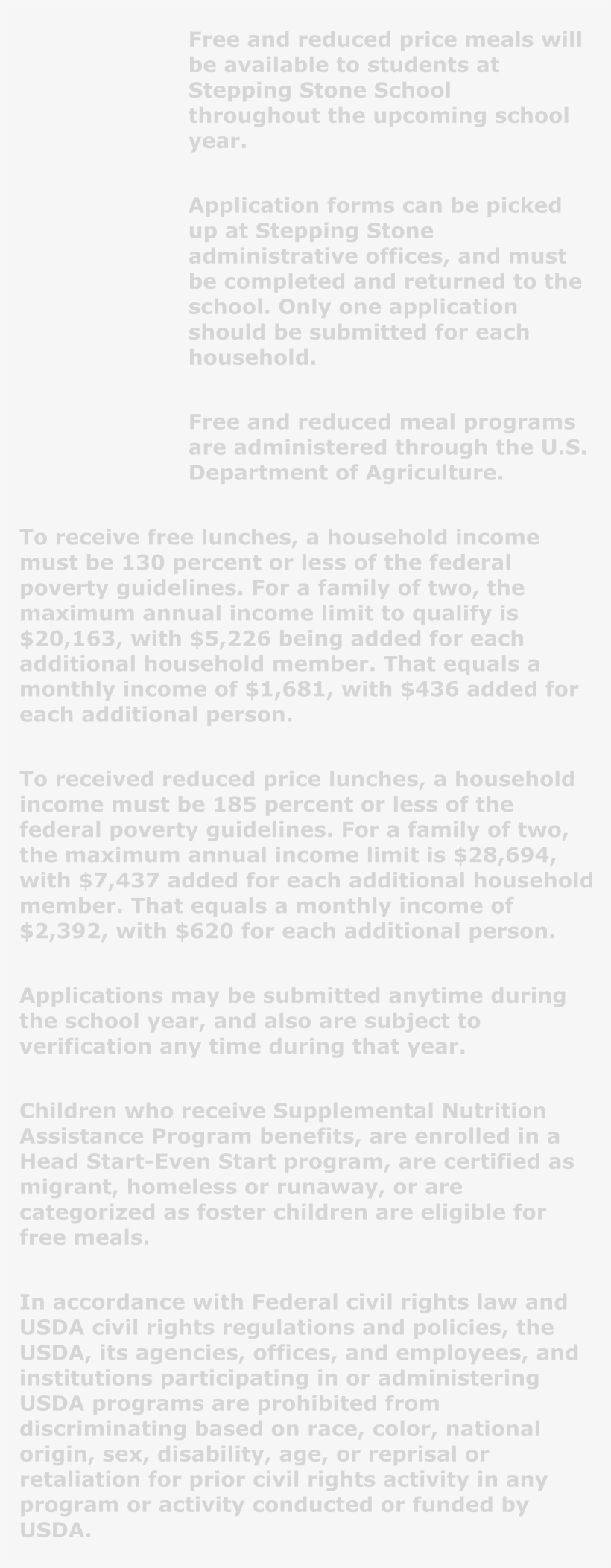 Free And Reduced Price Meals Will Be Available To Students - Death, transparent png
