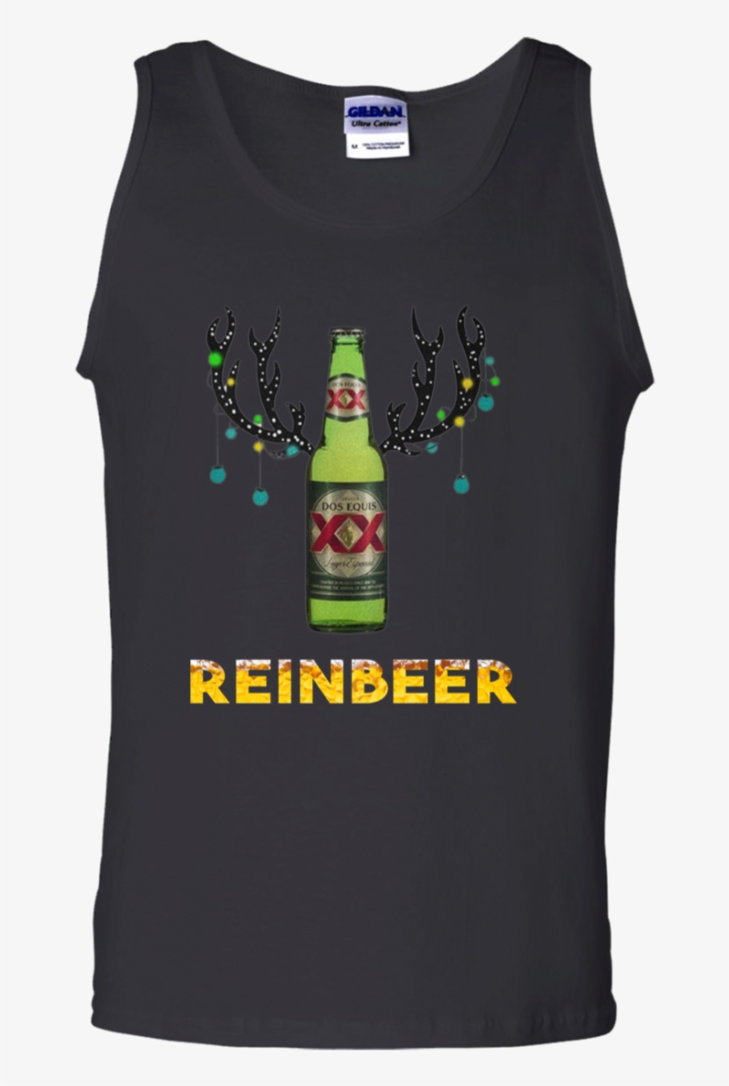 Dos Equis Reinbeer Christmas T-shirt - Help More Bees Plant More Trees, transparent png