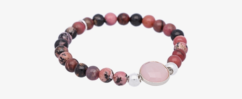 Agate Rose Quartz Stretch Bracelet - Pulseira Carregador, transparent png
