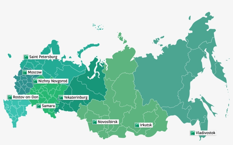 About Arval Russia - Flag Map Of Russia Svg, transparent png