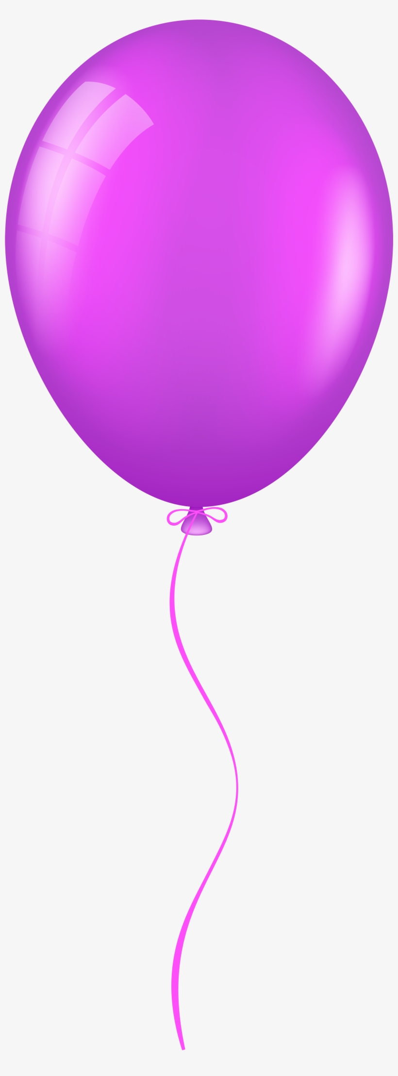 Sweet Birthday Free Balloon - Transparent Background Purple Balloon Clipart, transparent png