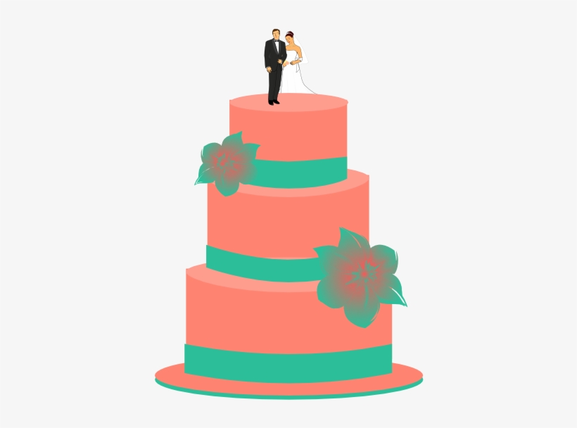 Royalty Free Download Clip Art At Clker Com Vector - Wedding Cakes Clip Art, transparent png