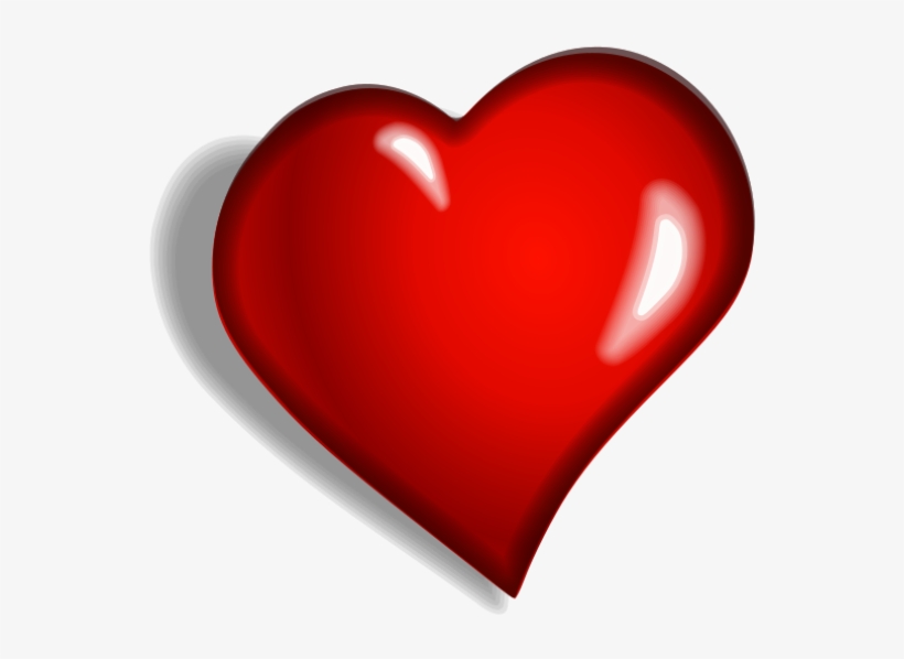 Dark Red Heart Png Free Download Png Mart - Love Heart Valentines Day Greeting Cards, transparent png