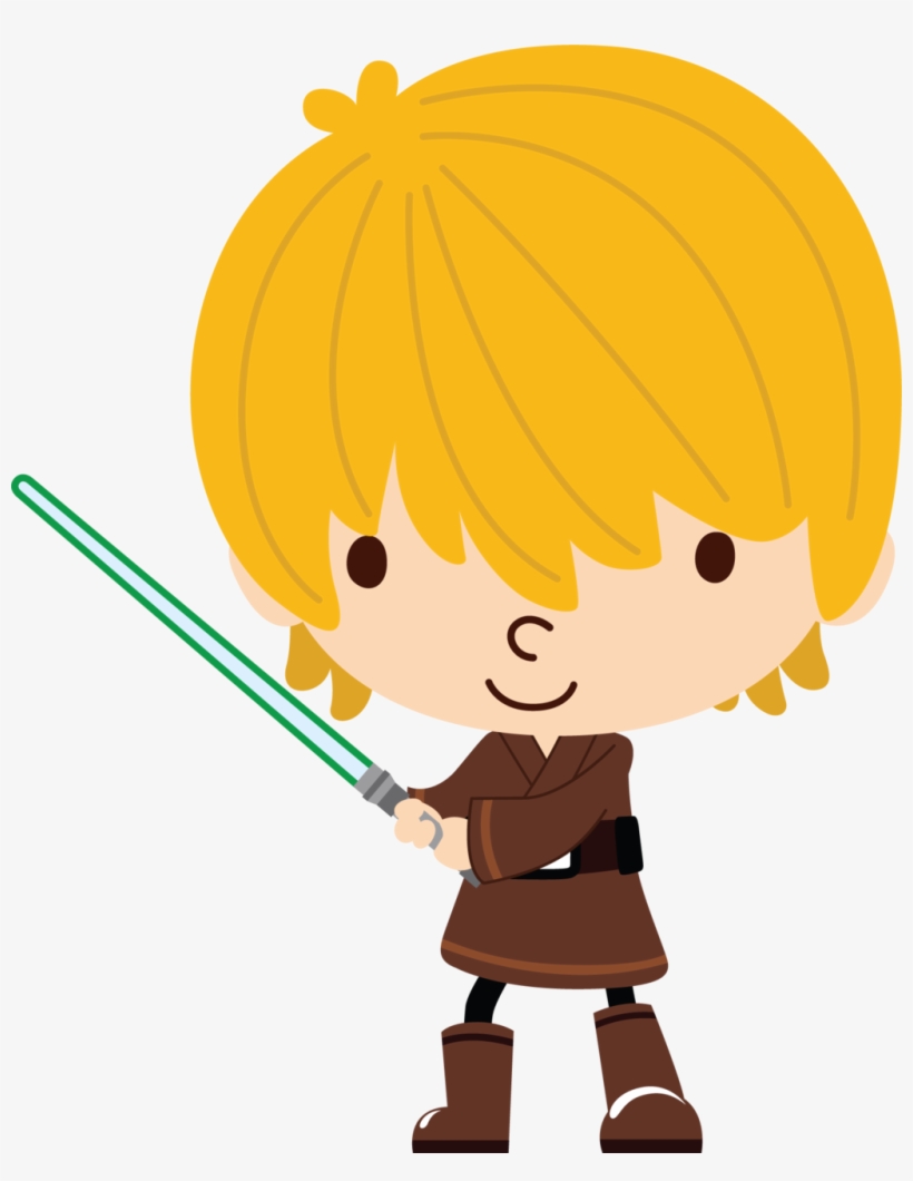 Already Felt- Characters 2 - Luke Star Wars Clipart, transparent png