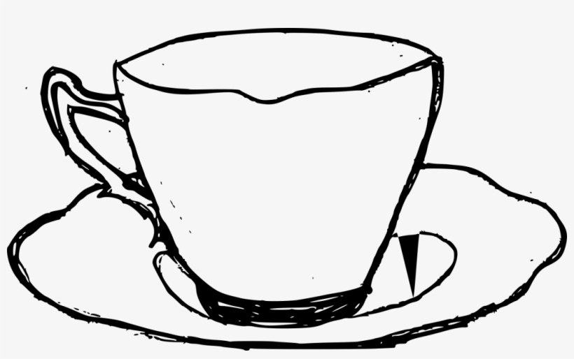 Png File Size - Teacup Drawing, transparent png