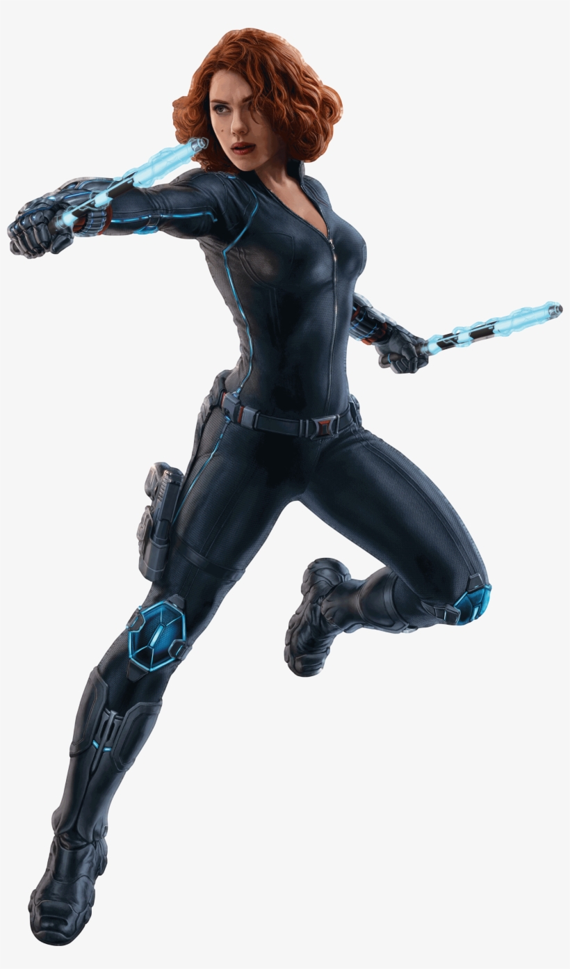 Black Widow Fight Png - Black Widow Outfit Age Of Ultron, transparent png