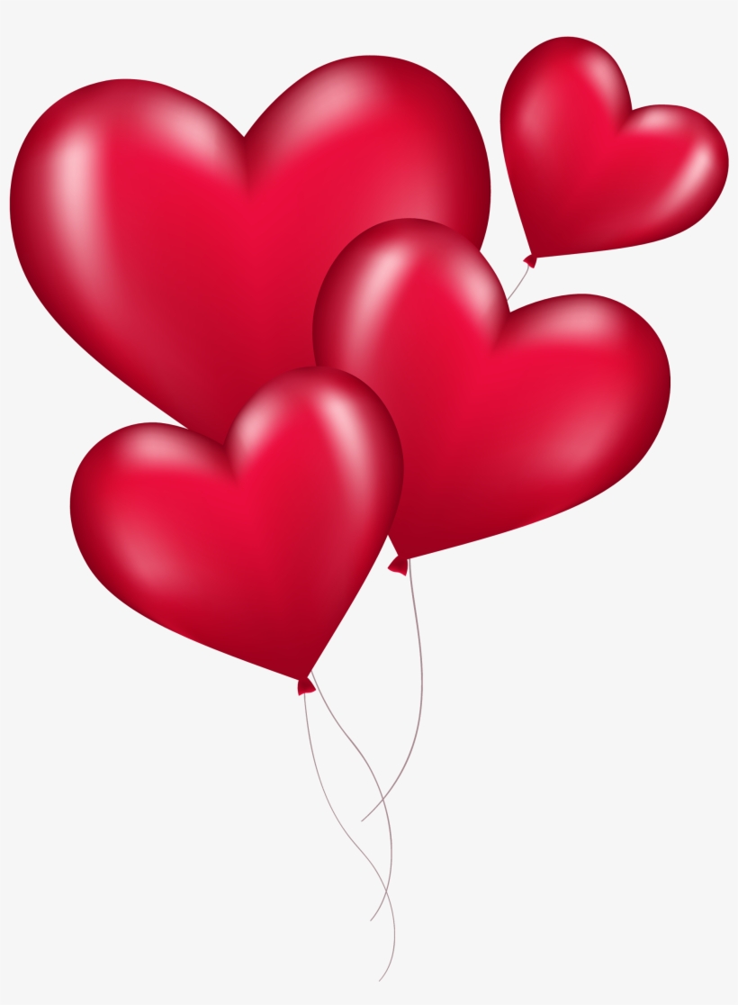 Heart Balloons Png Picture - New Shayari Hindi 2018, transparent png