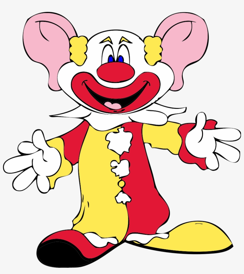 Clown Joker Brozo Humour Download - Animated Clown, transparent png