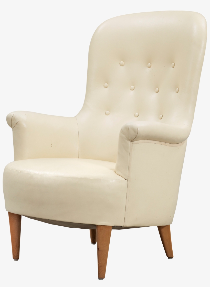 White Armchair Png Image - Transparent Background Chair Transparent, transparent png