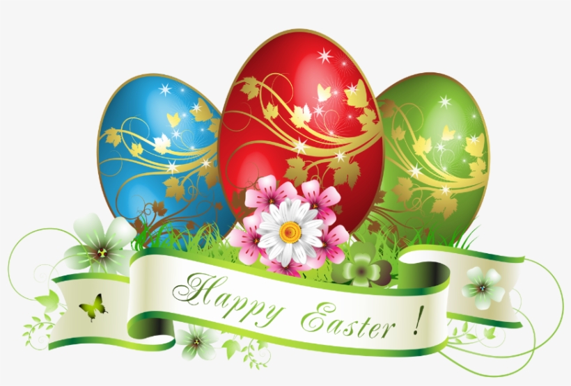 Png / Tube - Happy Easter Eggs, transparent png