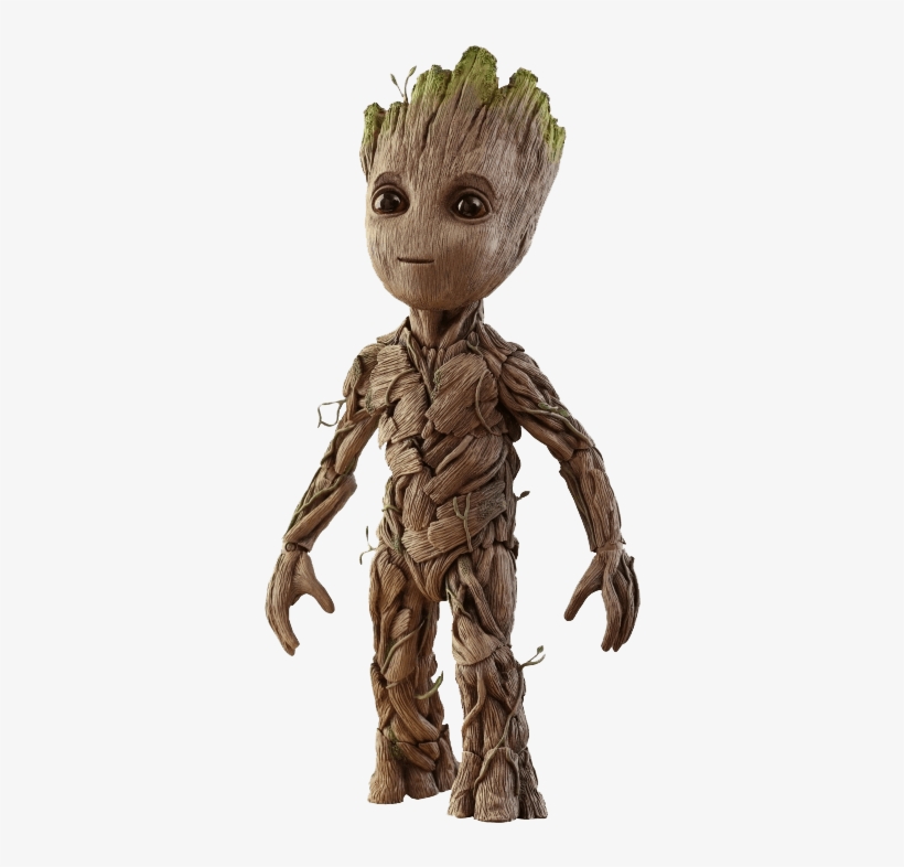 Marvel Groot Sixth Scale Figure By Hot Toys - Guardians Of The Galaxy Groot, transparent png