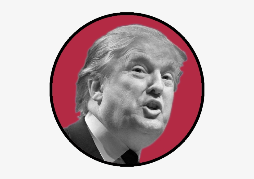 Donald Trump - 1,543 - Trump In A Circle, transparent png