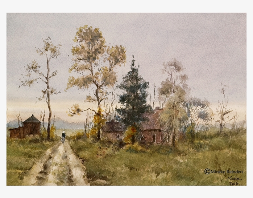 Zonsondergang / Sunset Watercolor On Millford, St - Grove, transparent png