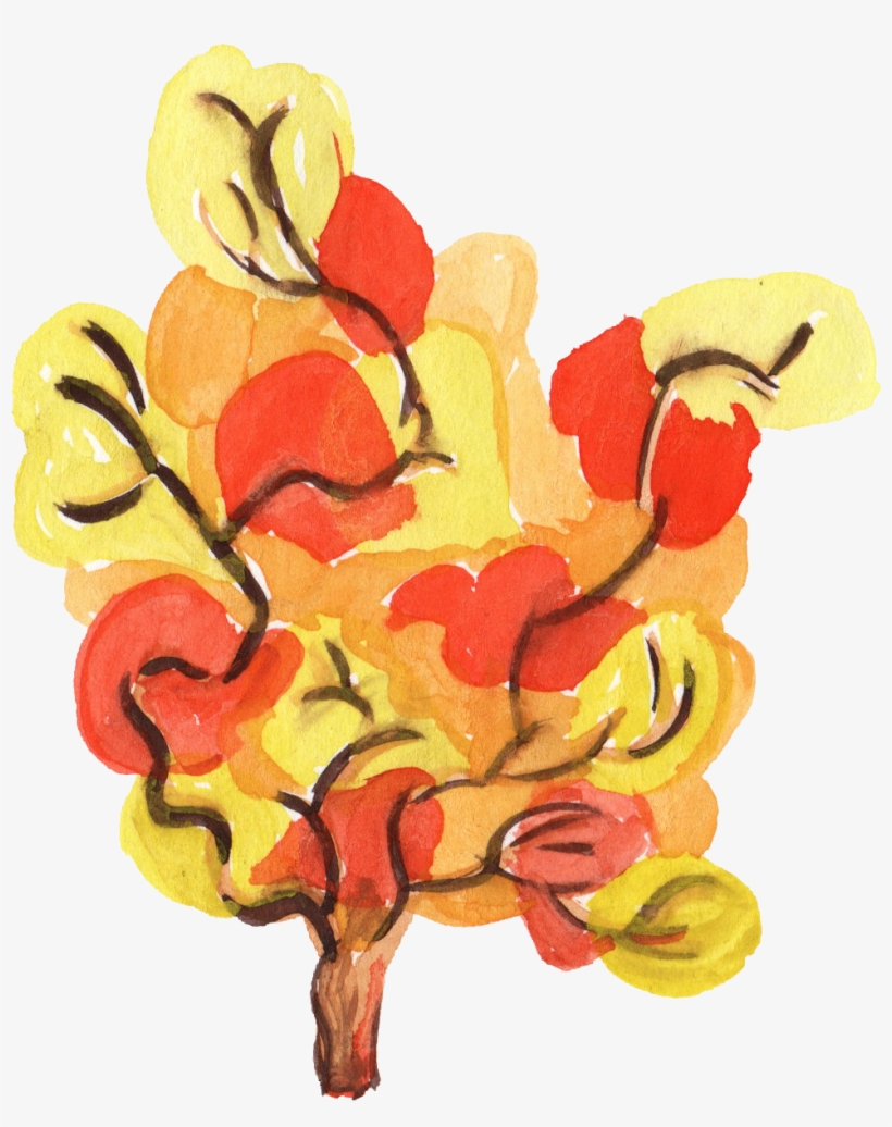 Watercolor Tree 8 , 2018 04 05 - Visual Arts, transparent png
