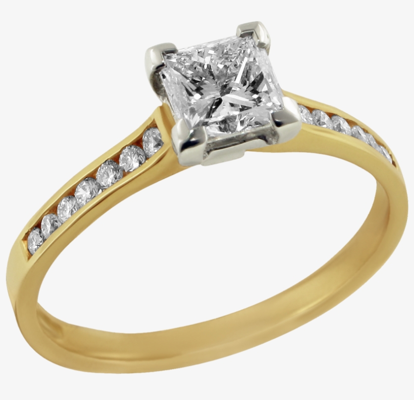 Gold Ring Png - Diamond Gold Ring Png, transparent png