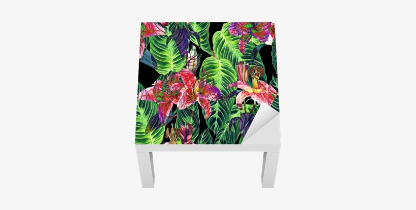 Seamless Tropical Floral Pattern - Estampados De Flores Exoticas, transparent png