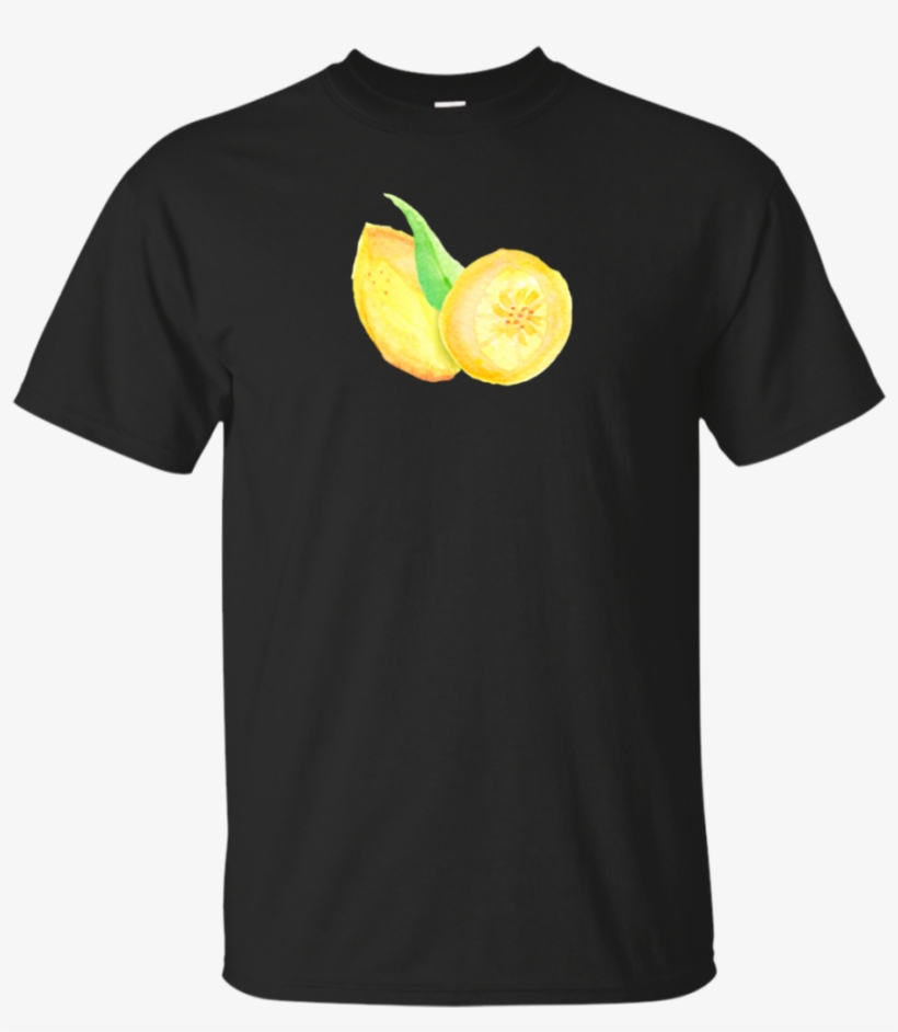Watercolor Lemon T-shirt - Silence Is Golden Duct Tape Is Silver Tall T-shirt, transparent png