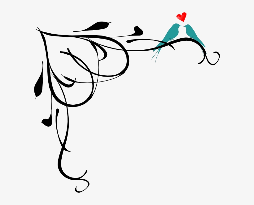 Drawn Lovebird Branch Png - Love Png Image Download, transparent png