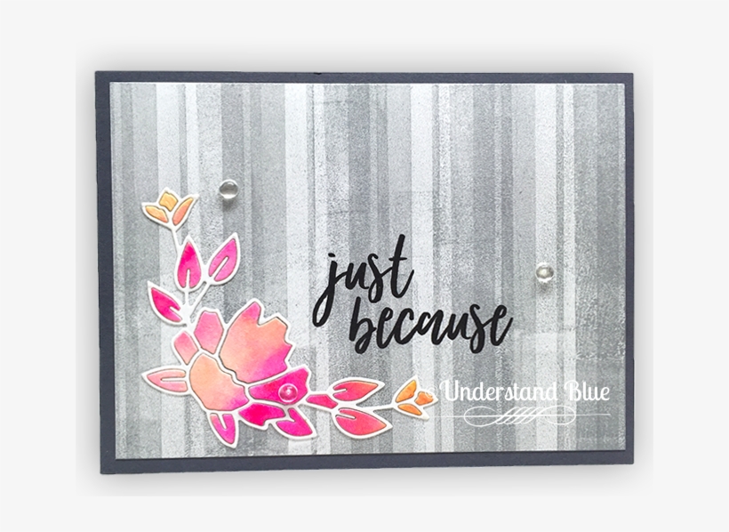 Then, To Use Up The Inside Pieces From The White Die - Concord & 9th Brushed Blossom Clear Stamp Set 10104c9., transparent png