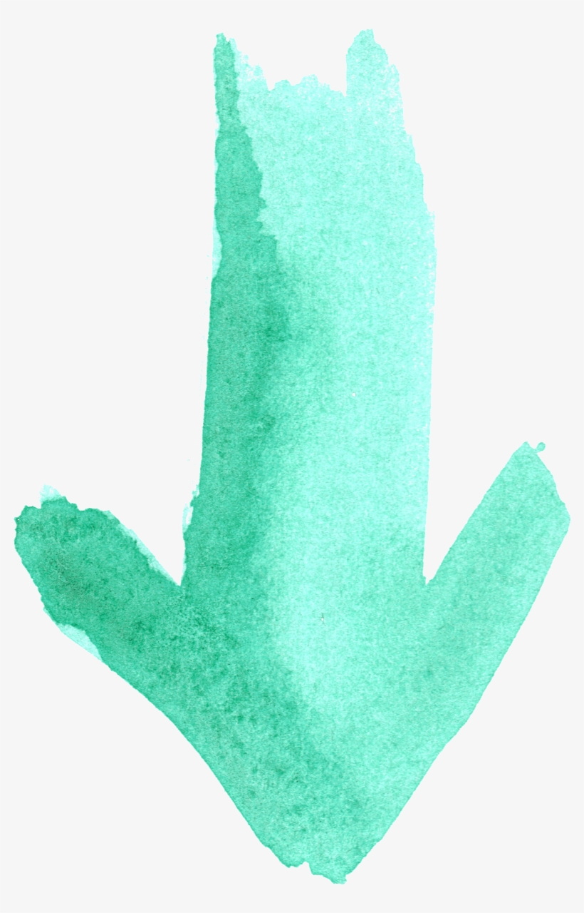 Watercolor Arrow - Origami, transparent png