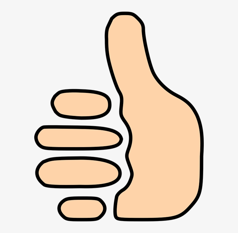 Thumbs Up Symbol Clip Art - Thumbs Up Clipart Gif, transparent png