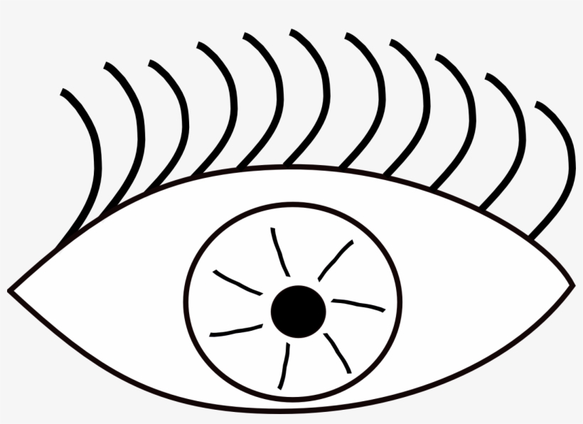 Eye Clip Art Black And White - Eye Clip Art, transparent png