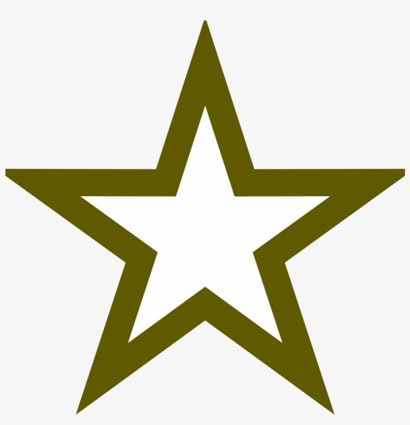 3d White Star Png Download - Star Outline, transparent png