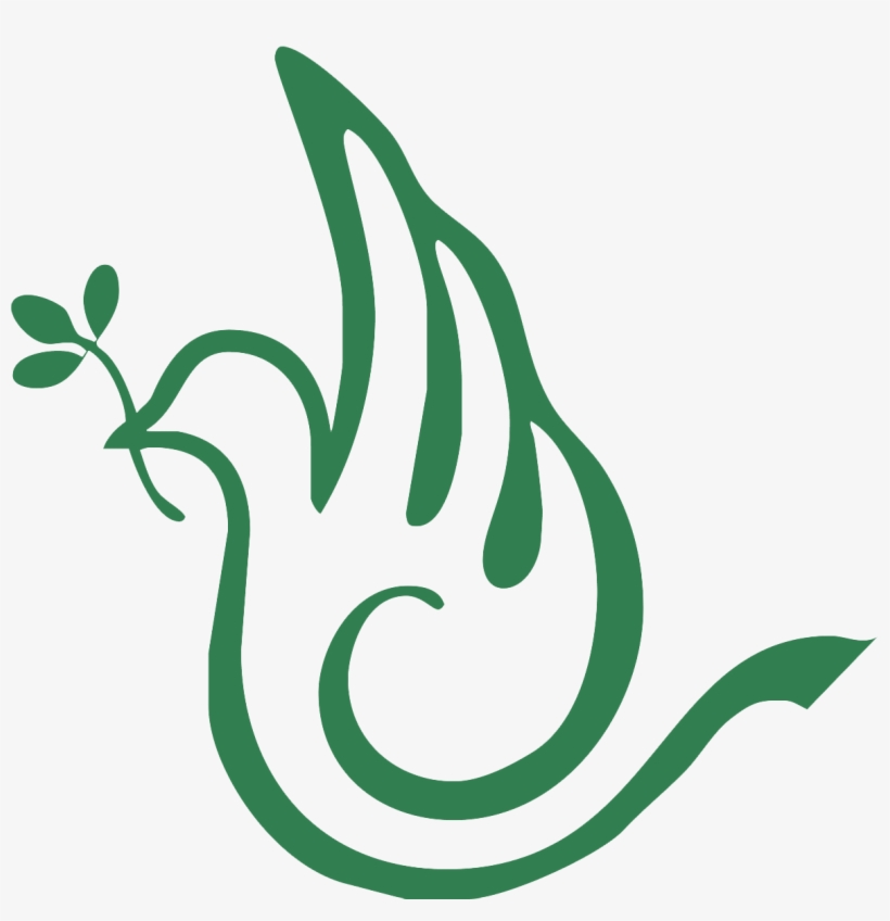 Descending Dove Outline - Martha O Bryan Center, transparent png