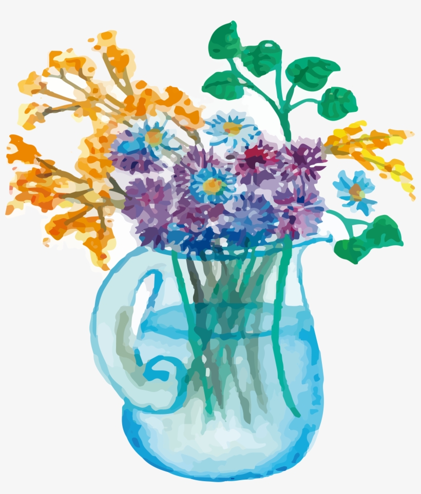 Broken Flower Pot Clipart - Vase, transparent png