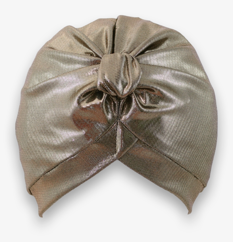 Gold Foil Shower Turban - Mask, transparent png