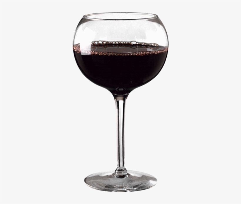 Kim Estell - Burgundy Red Wine Glass, transparent png