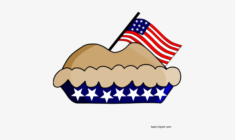 4th Of July Pie Clip Art - Fourth Of July Pie Clipart, transparent png